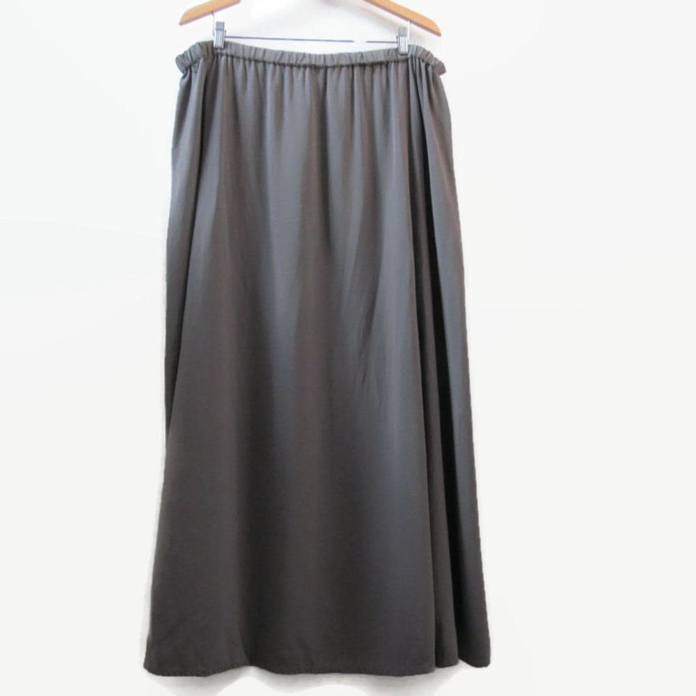 Eileen Fisher Gray Maxi Skirt